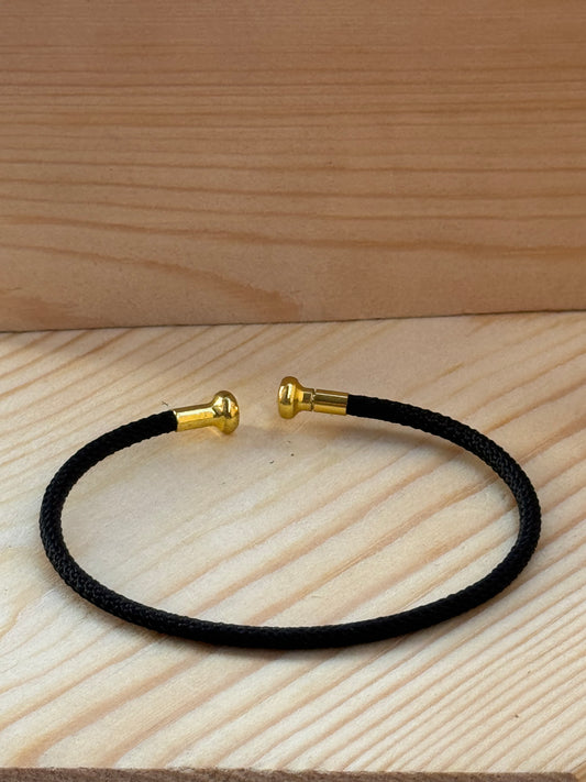 Black cable Bracelet