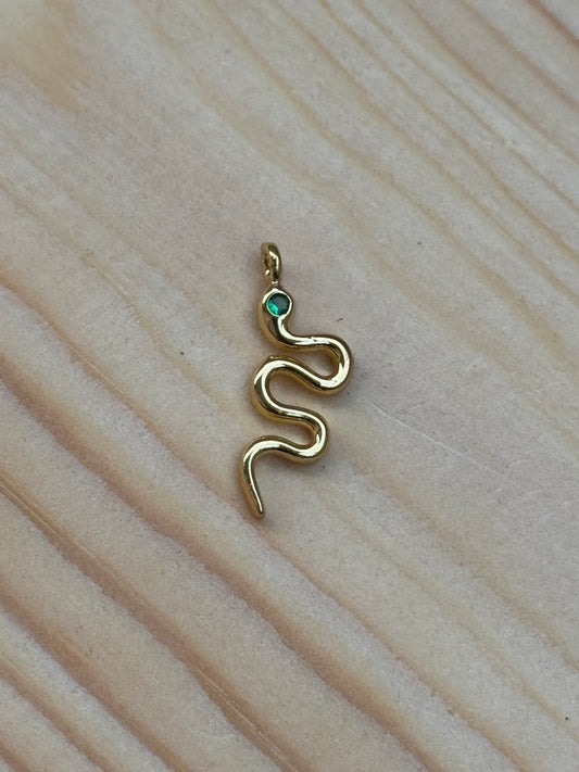 Snake with green eye