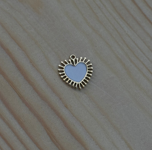 Stainless white heart