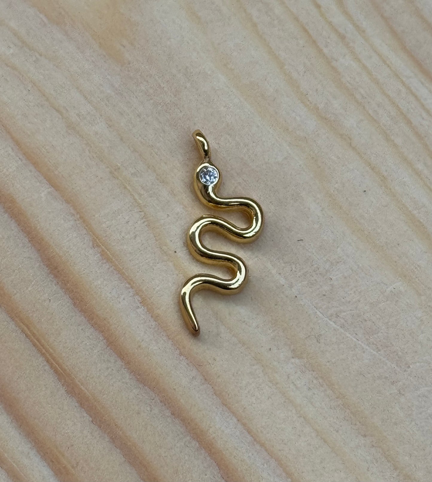 Snake with white eye